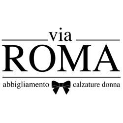 Logo Via Roma negozio abbigliamento calzature donna Monselice